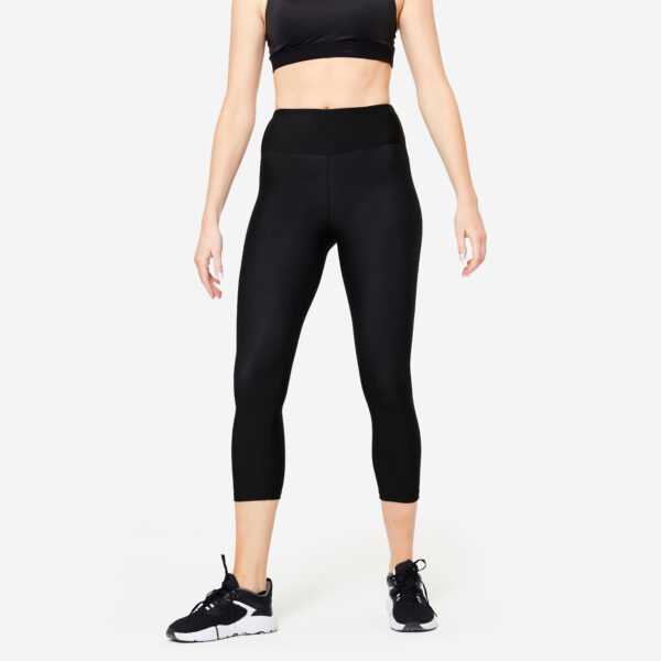 Quần Legging Tập Fitness Cotton 100% Cho Nữ - Đen